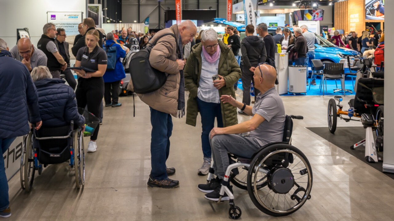 Rund 6500 Besucherinnen und Besucher informierten sich an der Swiss Abilities über die neusten Produkte und Dienstleistungen rund um das Leben mit einer Behinderung.