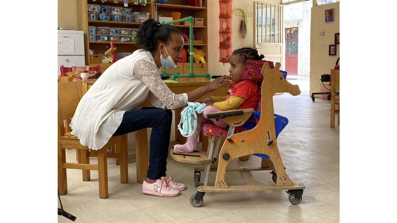 Insbesondere auf Hilfsmittel für Kinder sind wir dringend angewiesen.