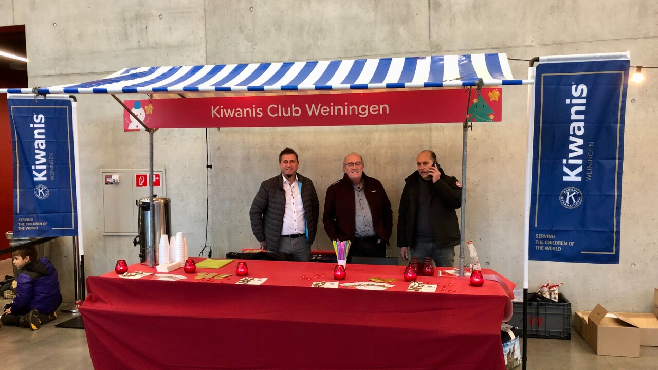 Der Stand von Kiwanis an der Swiss Handicap 2022.